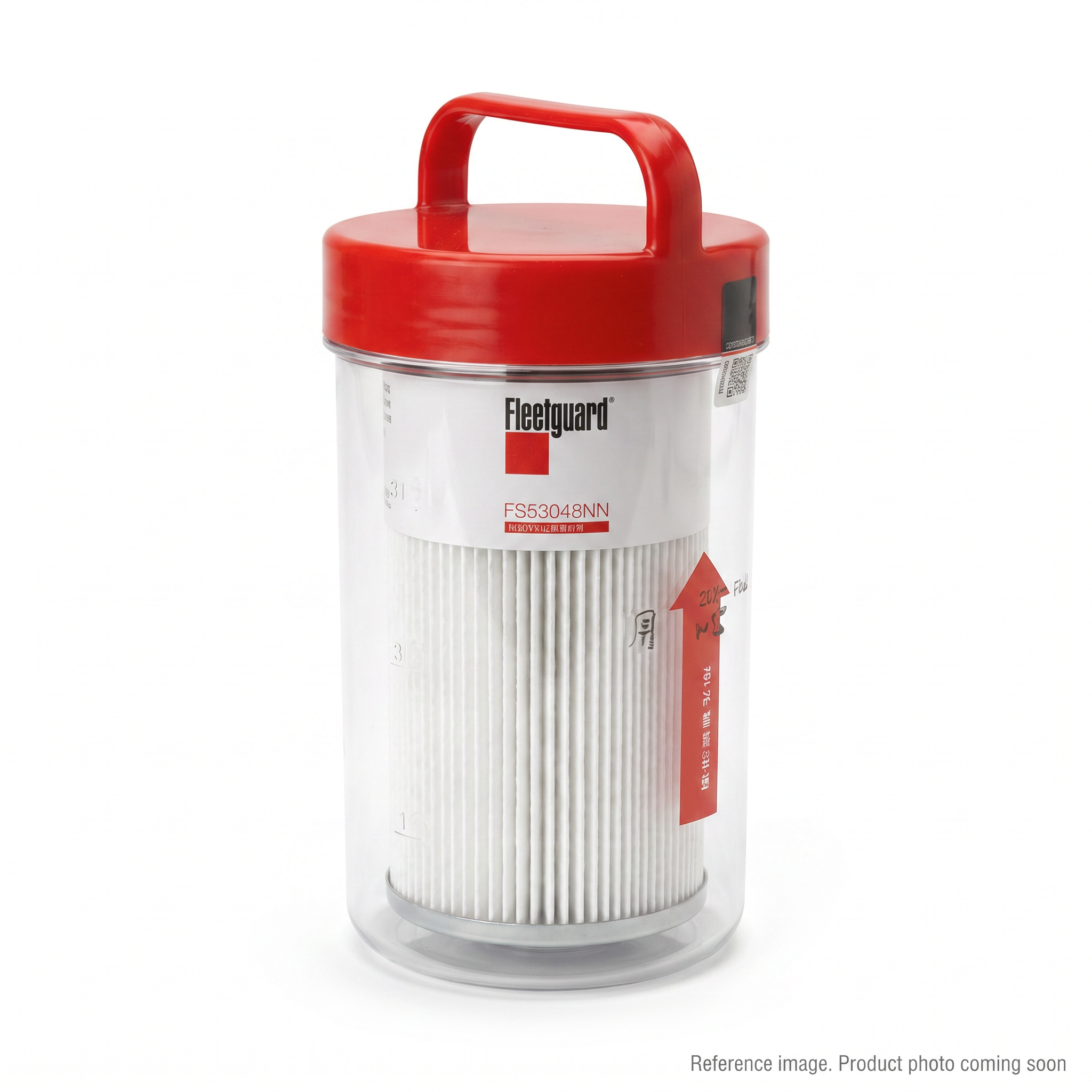 Fleetguard FS53048NN Fuel Water Separator three-quarter angle product photo | stocked in BC, ships Canada-wide