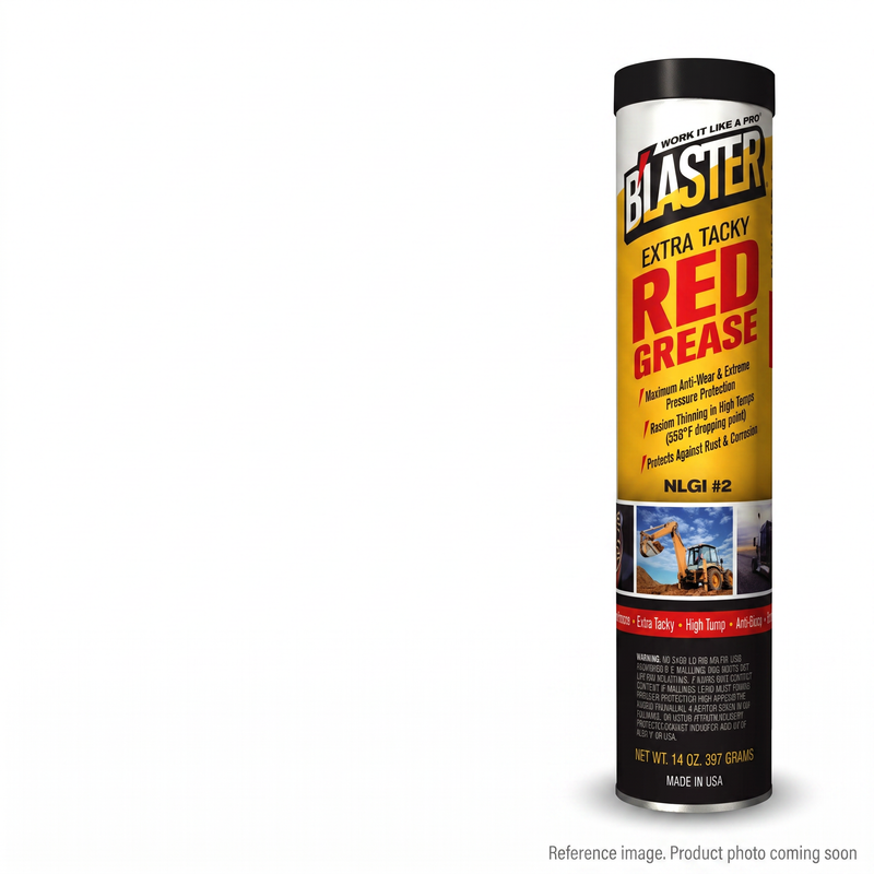Genuine B'laster GR-14C-HTR Extra Tacky Red Grease 14 oz Lithium Complex Cartridge