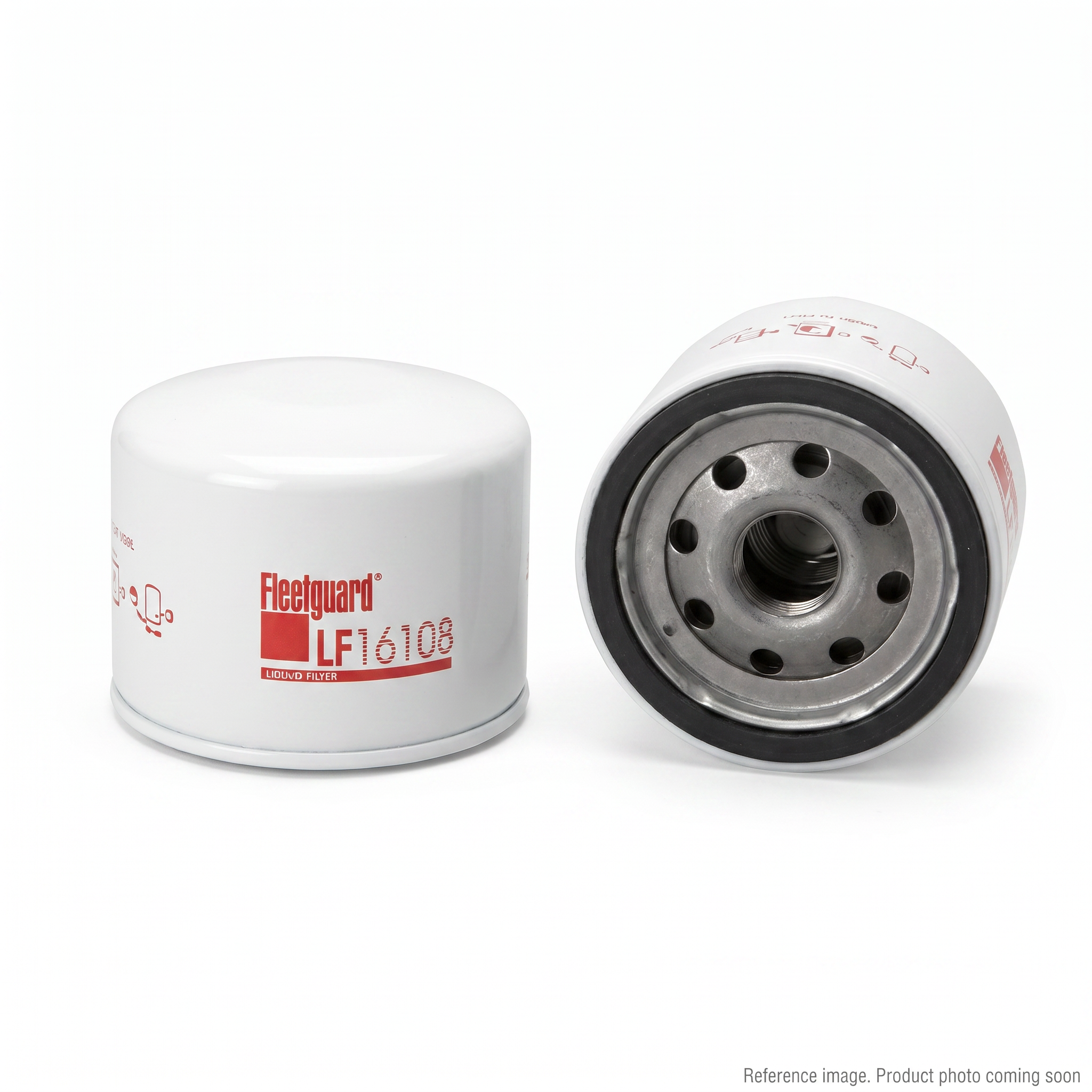 Fleetguard LF16108 Lube Filter alternate angle product photo | stocked in BC, ships Canada-wide
