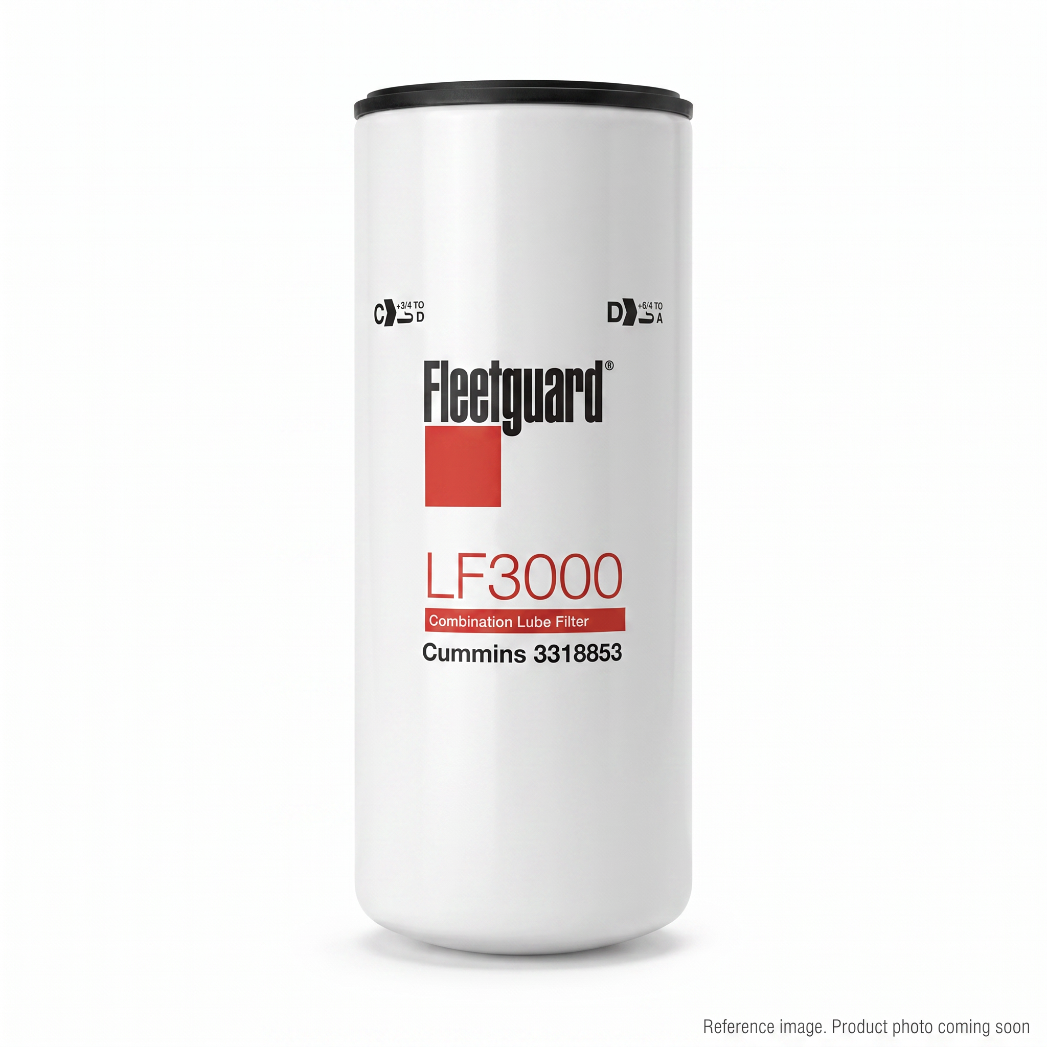 Fleetguard LF3000 Combination Lube Filter front product photo | stocked in BC, ships Canada-wide