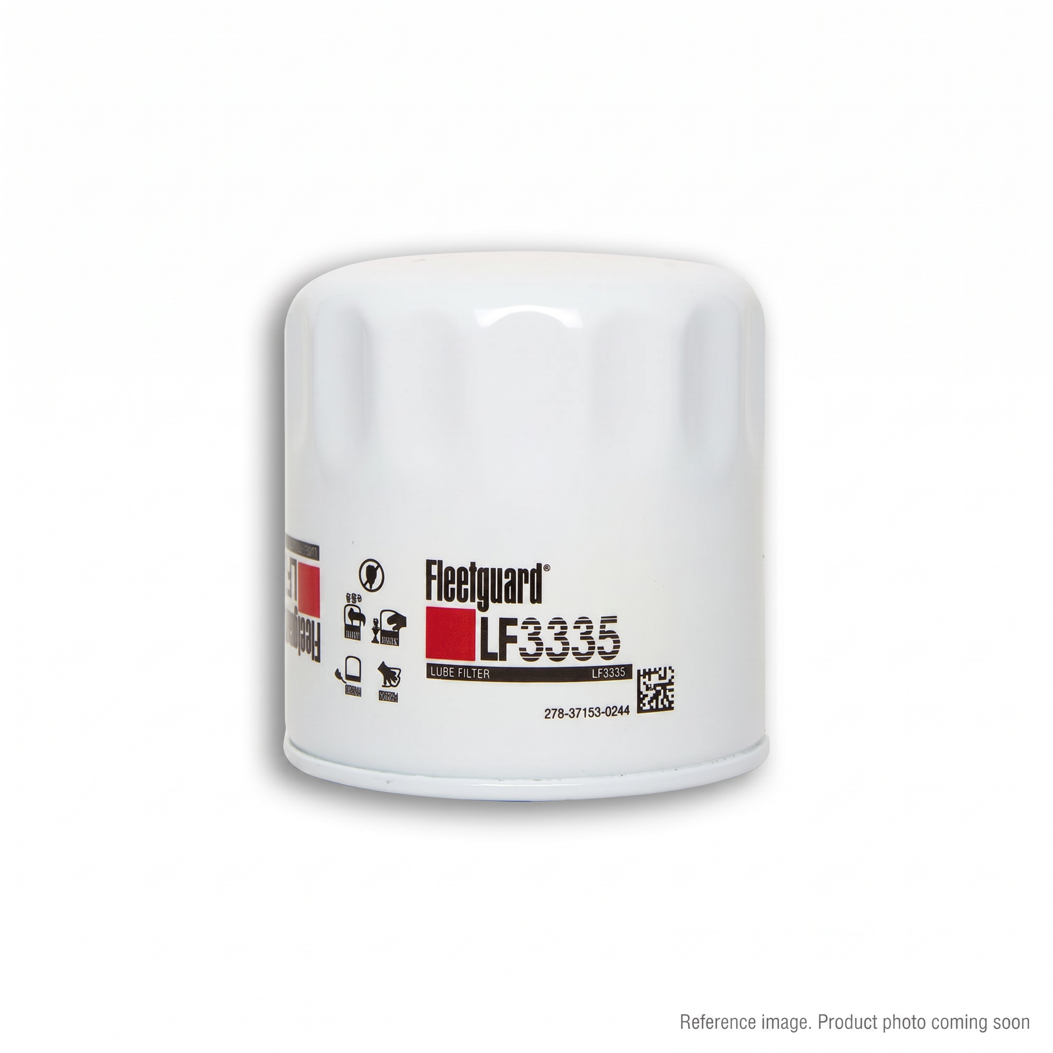 Fleetguard LF3335 Lube Filter alternate angle product photo | stocked in BC, ships Canada-wide