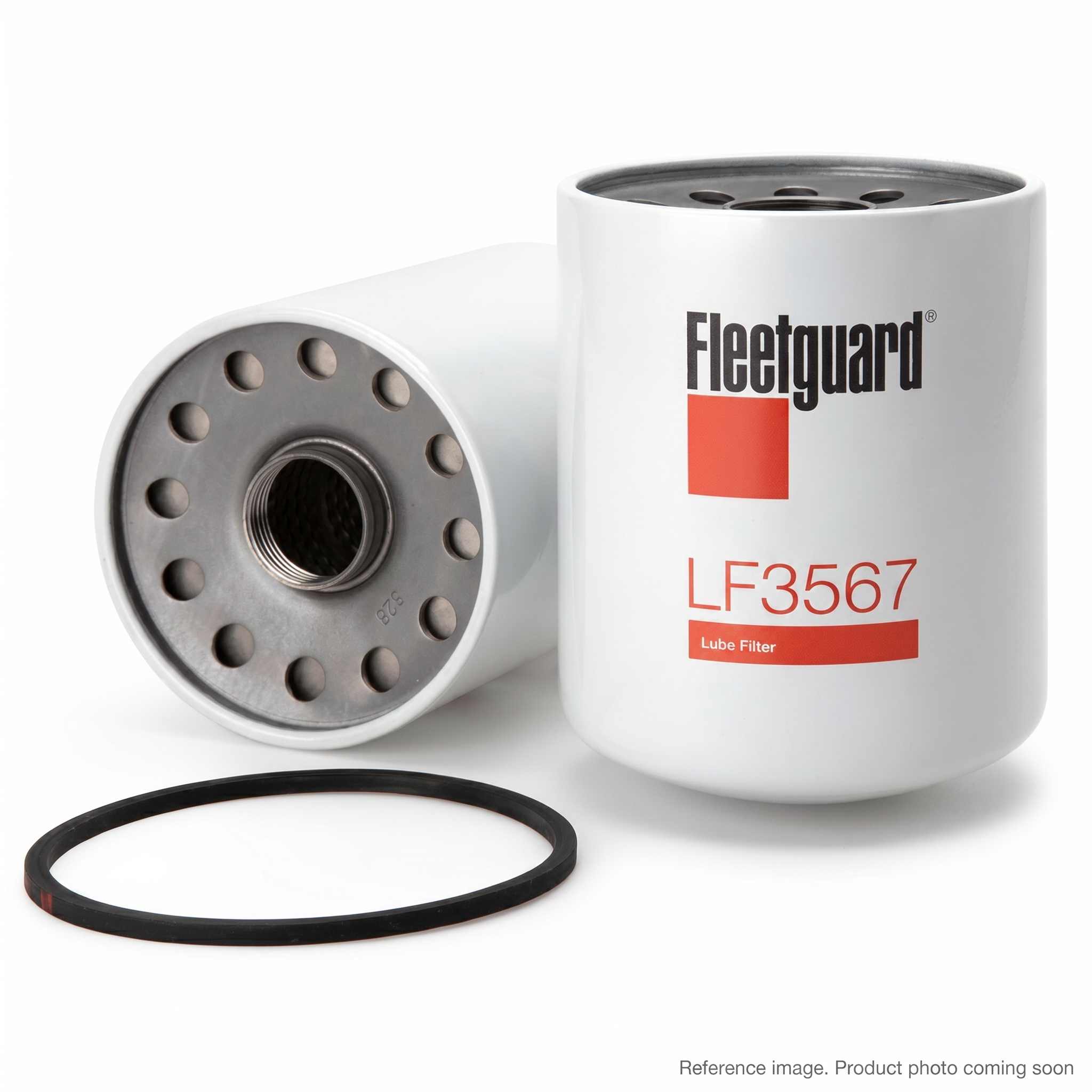 Fleetguard LF3567 Lube Filter alternate angle product photo | stocked in BC, ships Canada-wide