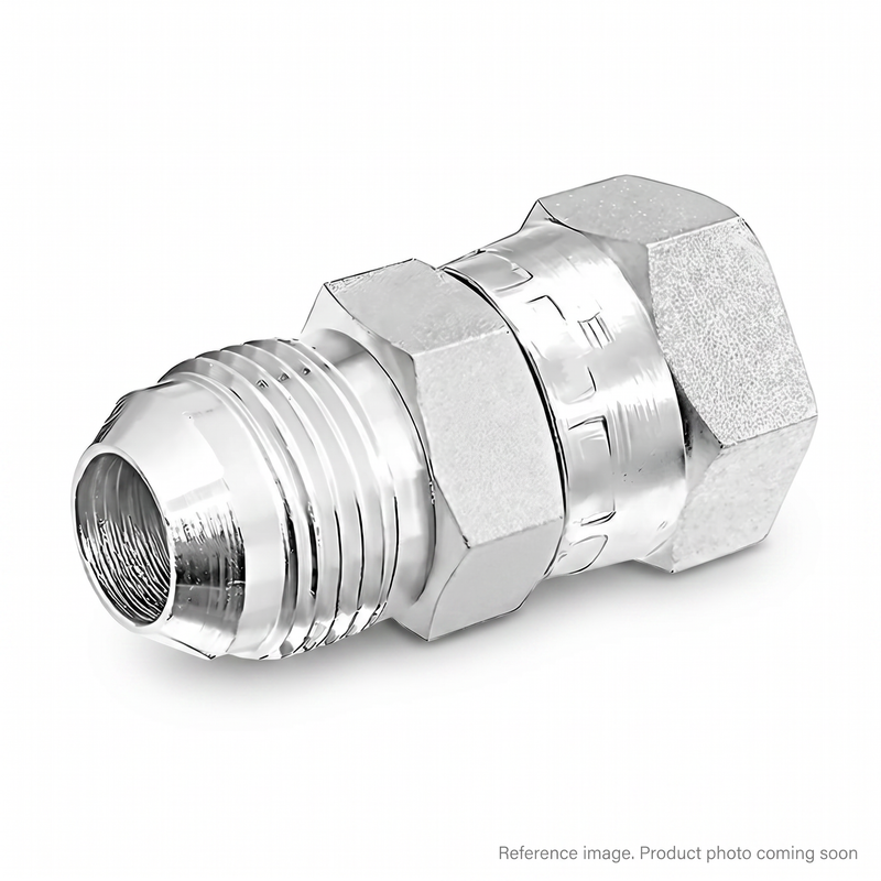 Genuine Adaptall 9022-04-L08-14 male JIC 1/4 inch x female metric L08 M14x1.5 swivel hydraulic adapter