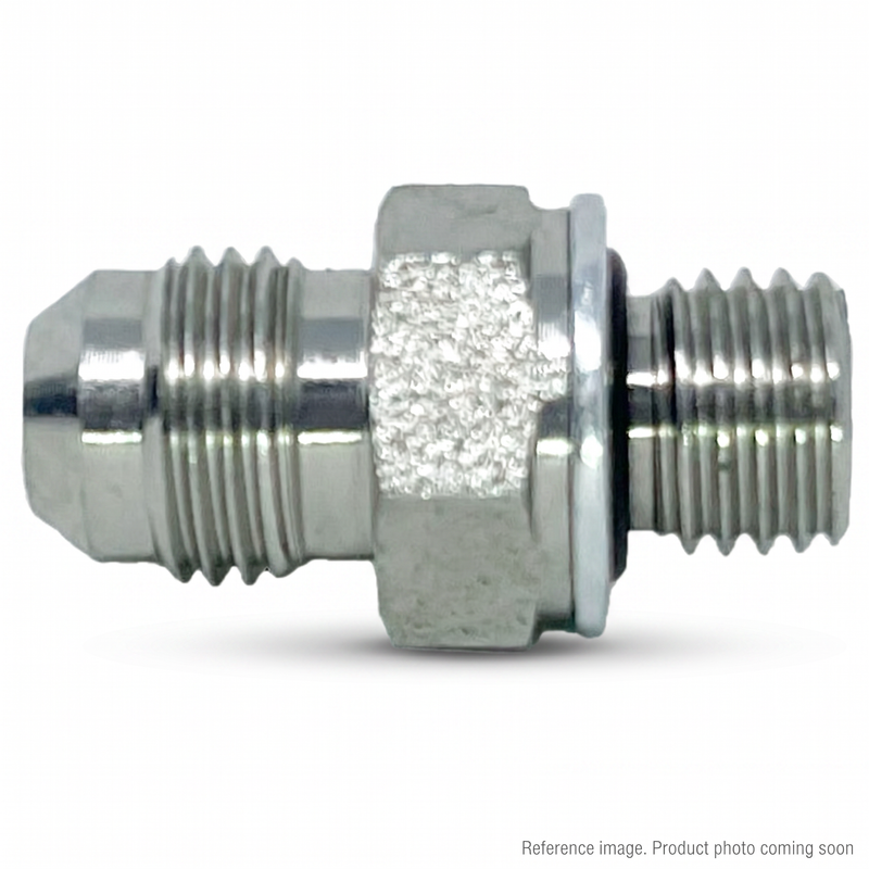 Genuine Adaptall 9068-04-12 male metric port M12x1.5 x male JIC 1/4 inch straight hydraulic adapter