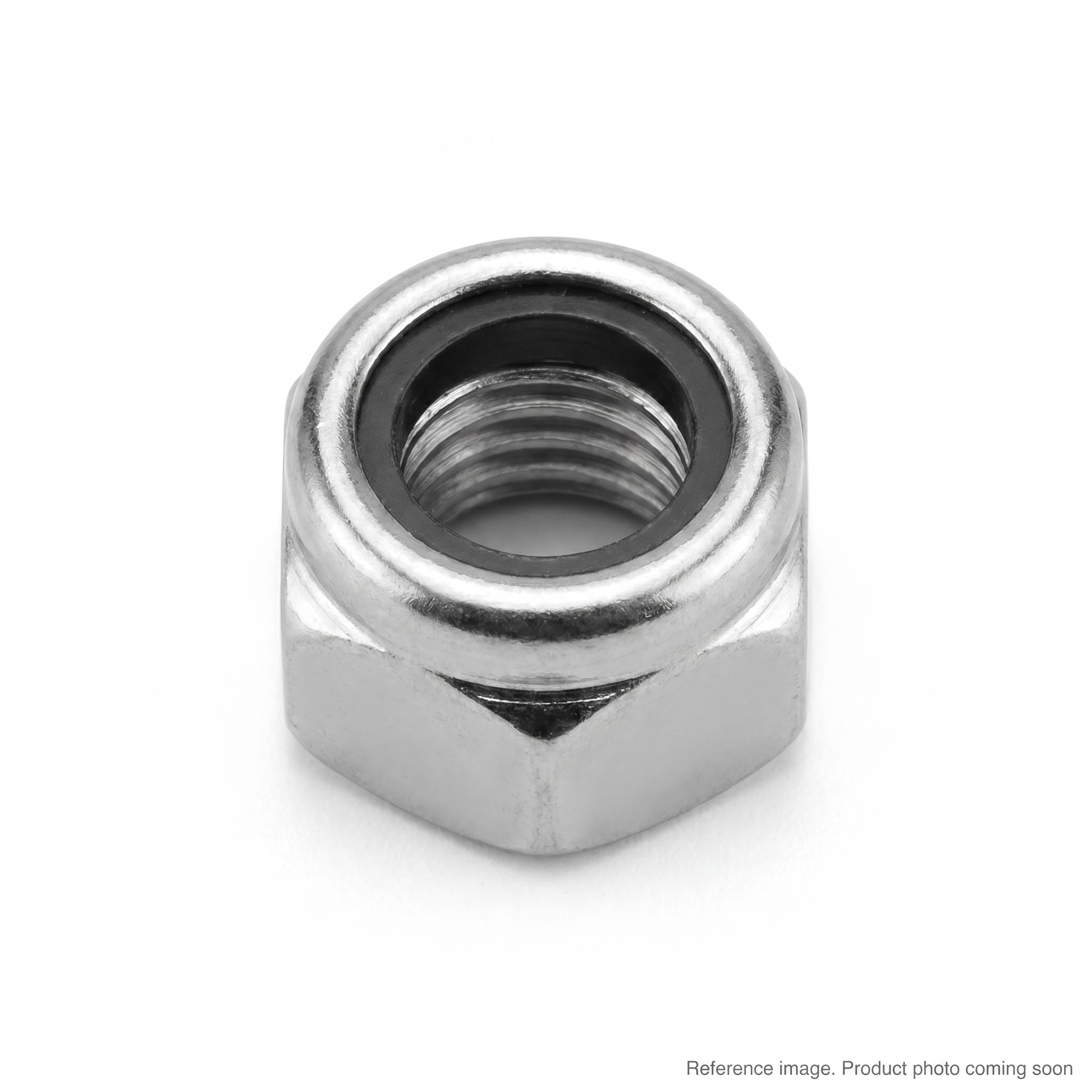 Genie NYLOCK-7/8 Hardware Nuts three-quarter angle product photo | stocked in BC, ships Canada-wide