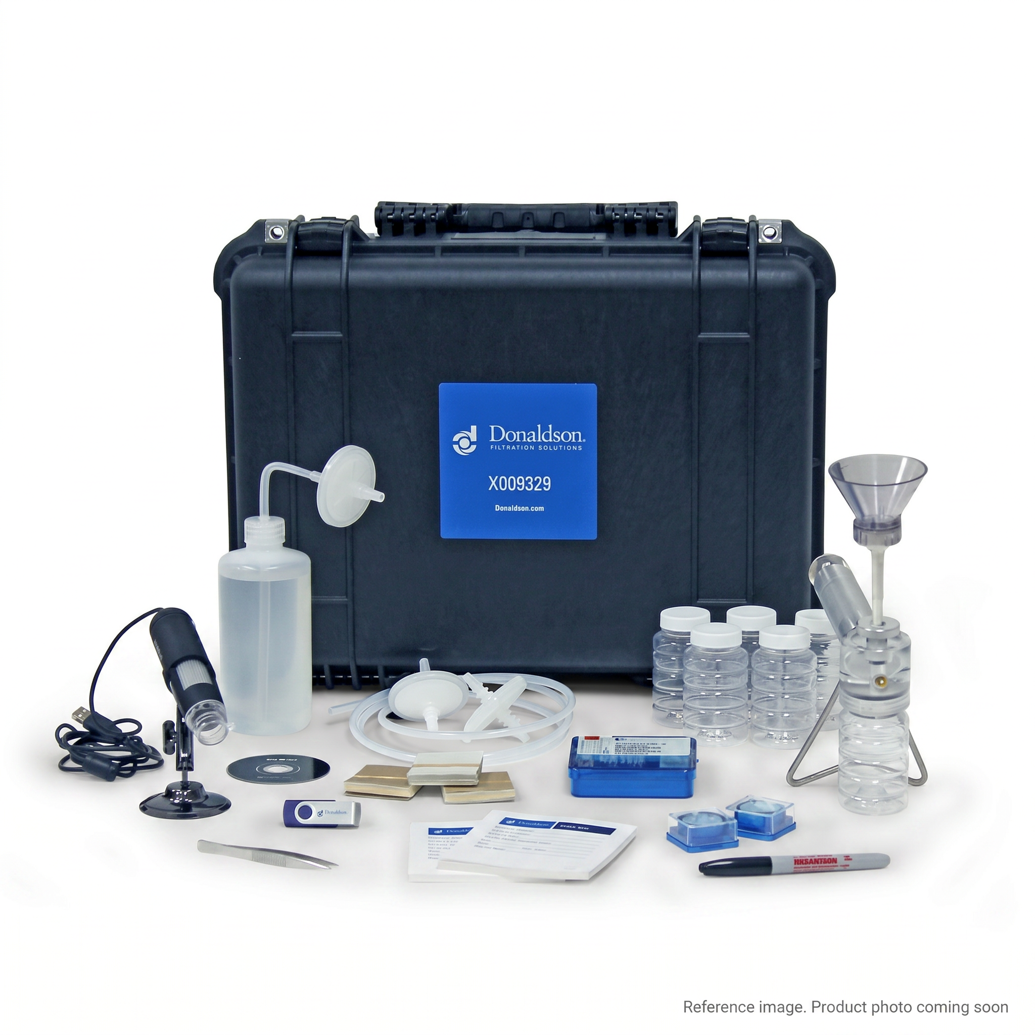 Donaldson OIL SAMPLE KIT Oil Sample Kit three-quarter angle product photo | stocked in BC, ships Canada-wide