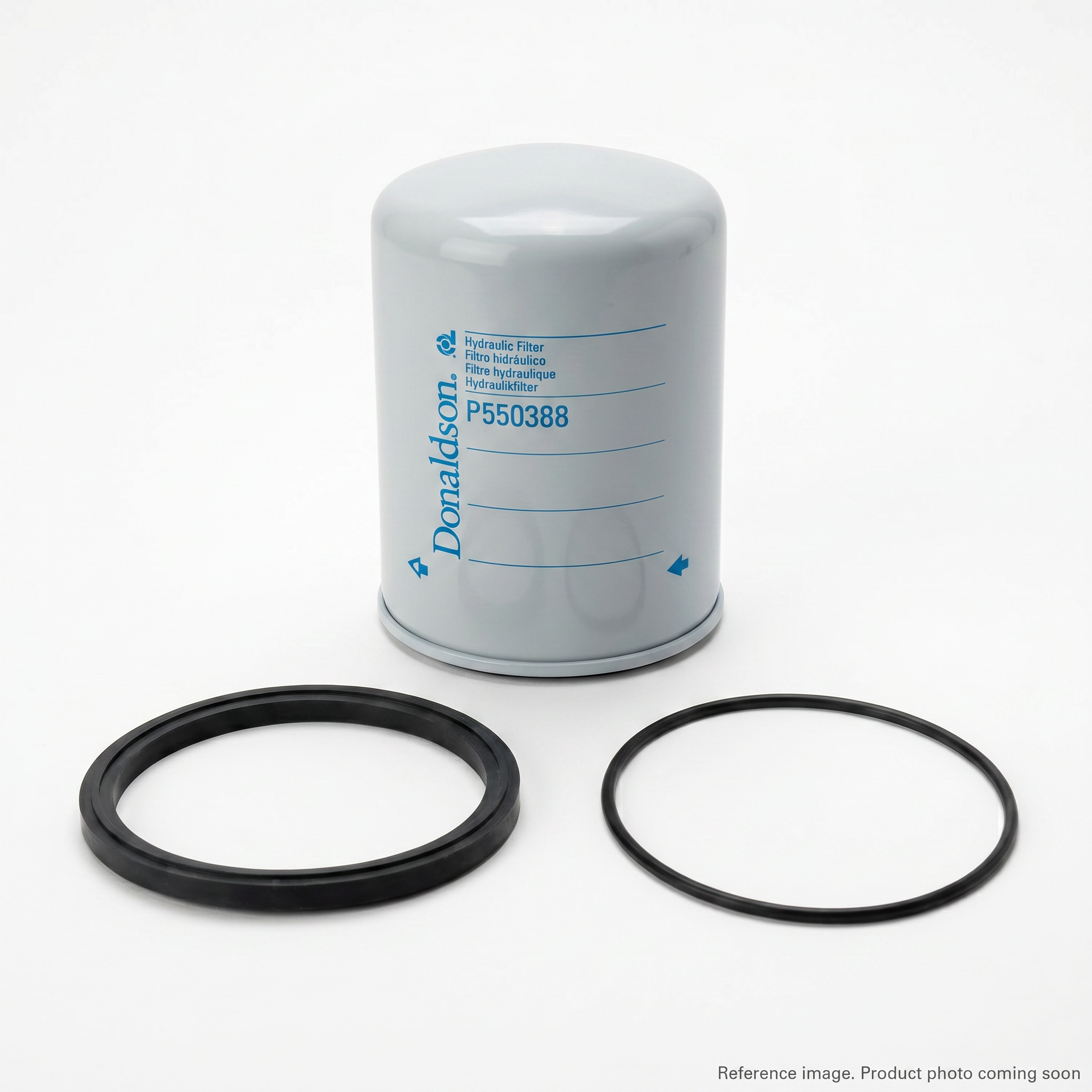 Donaldson P550388 Hydraulic Filter three-quarter angle product photo | stocked in BC, ships Canada-wide