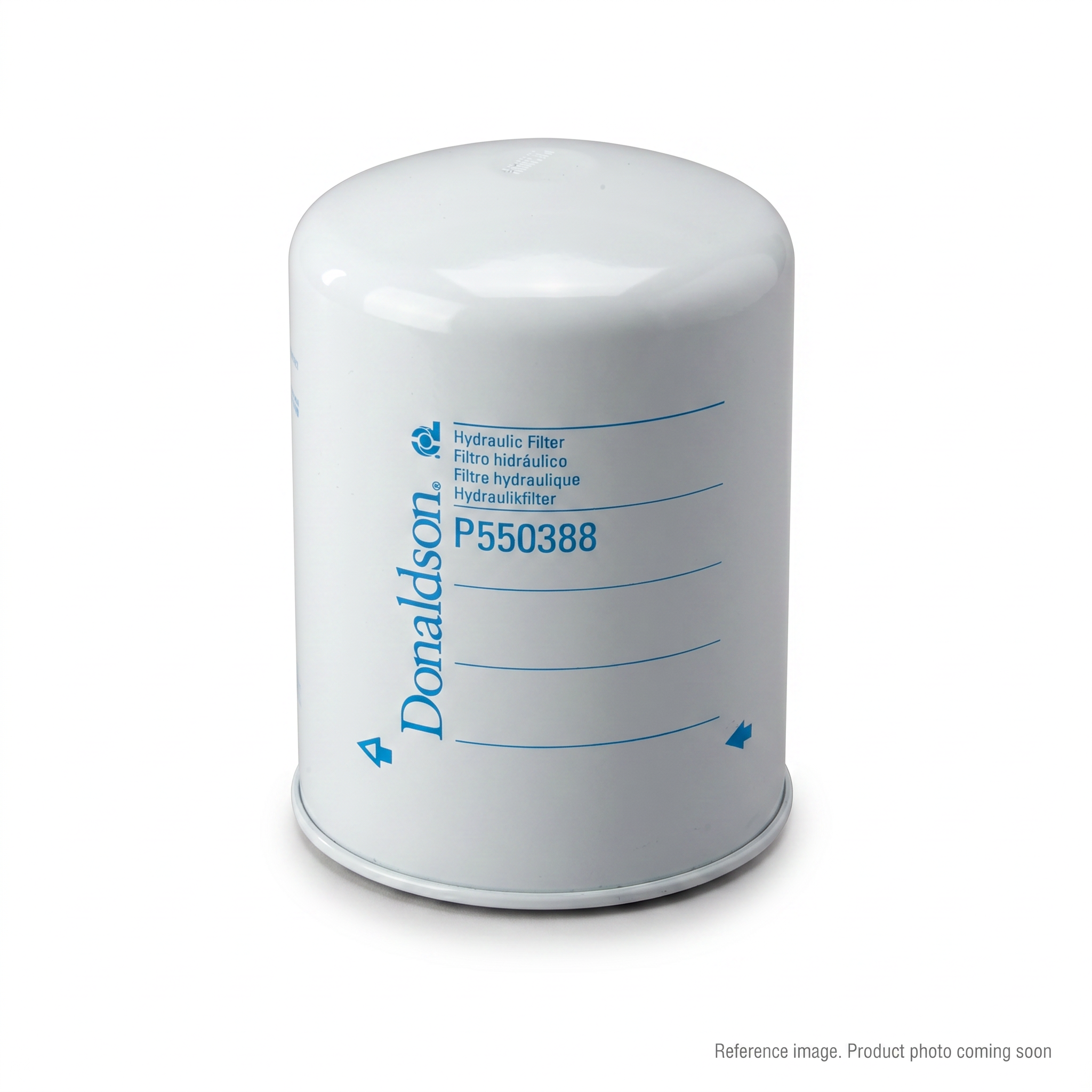 Donaldson P550388 Hydraulic Filter alternate angle product photo | stocked in BC, ships Canada-wide
