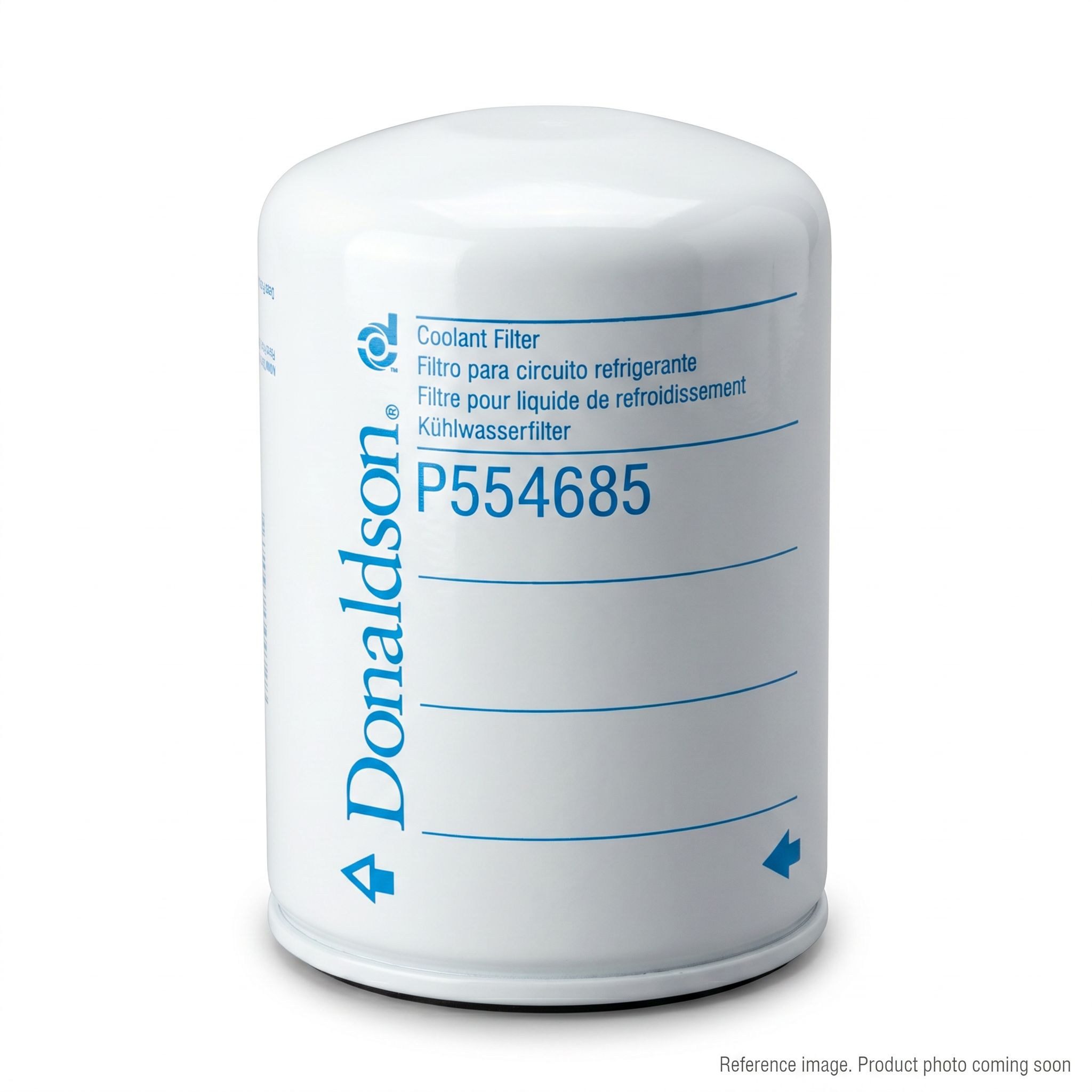 Donaldson P554685 Coolant Filter three-quarter angle product photo | stocked in BC, ships Canada-wide