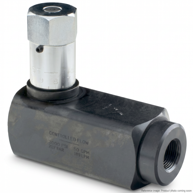 Parker PCM1600S Colorflow pressure compensated flow control valve 1 inch NPTF
