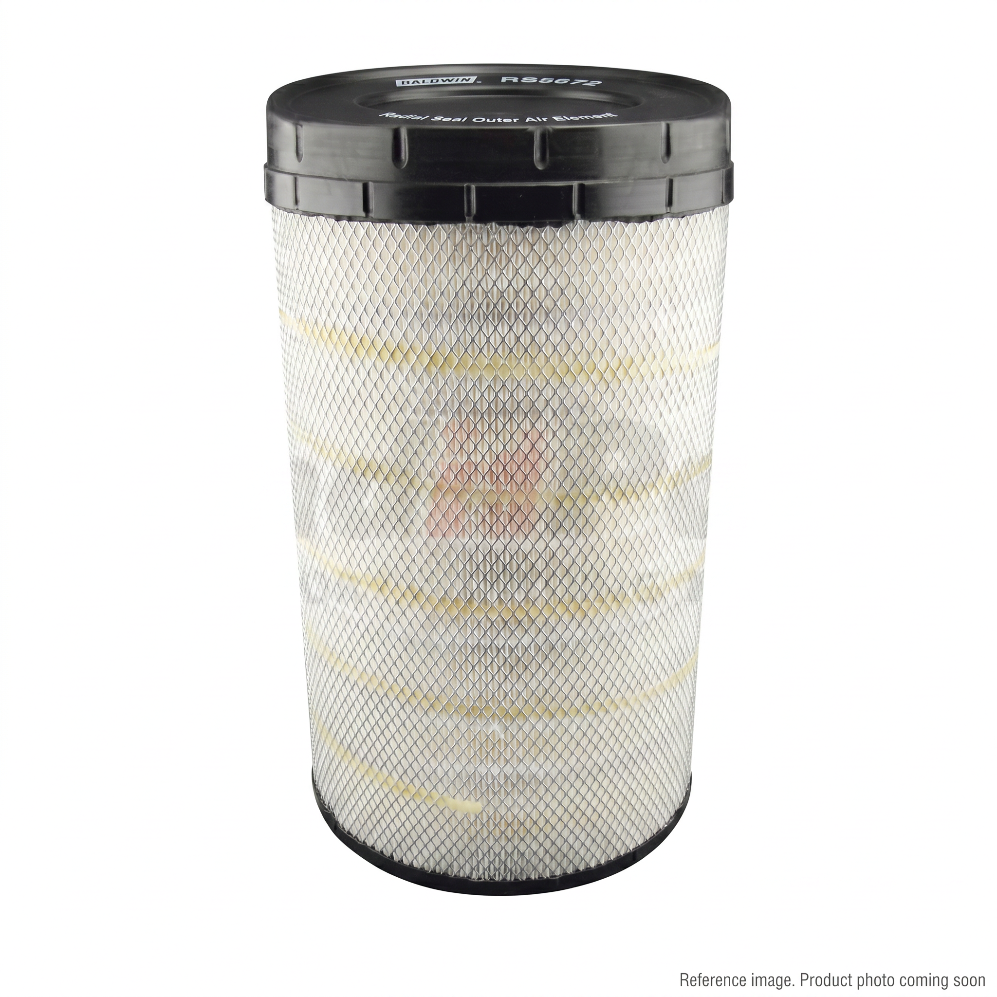 Baldwin RS5672 Radial Seal Outer Air Element three-quarter angle product photo | stocked in BC, ships Canada-wide