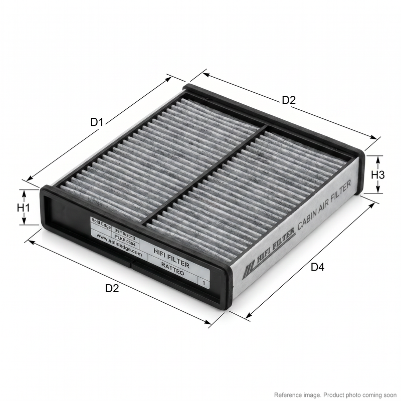 HIFI SC80020 Cabin Air Filters front product photo | stocked in BC, ships Canada-wide