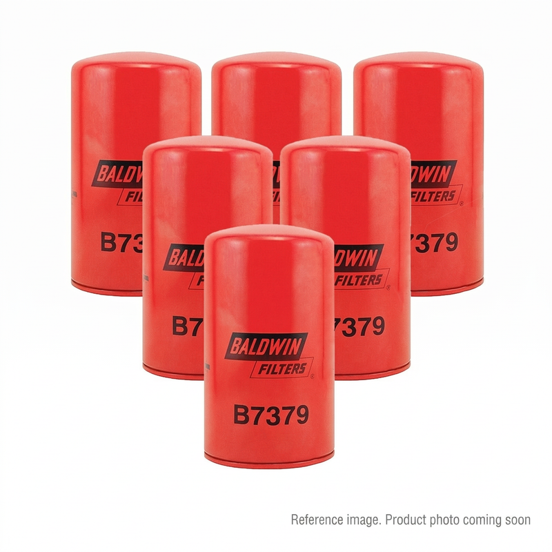Baldwin B7379 spin-on oil filter for Ford 6.7L Power Stroke diesel trucks