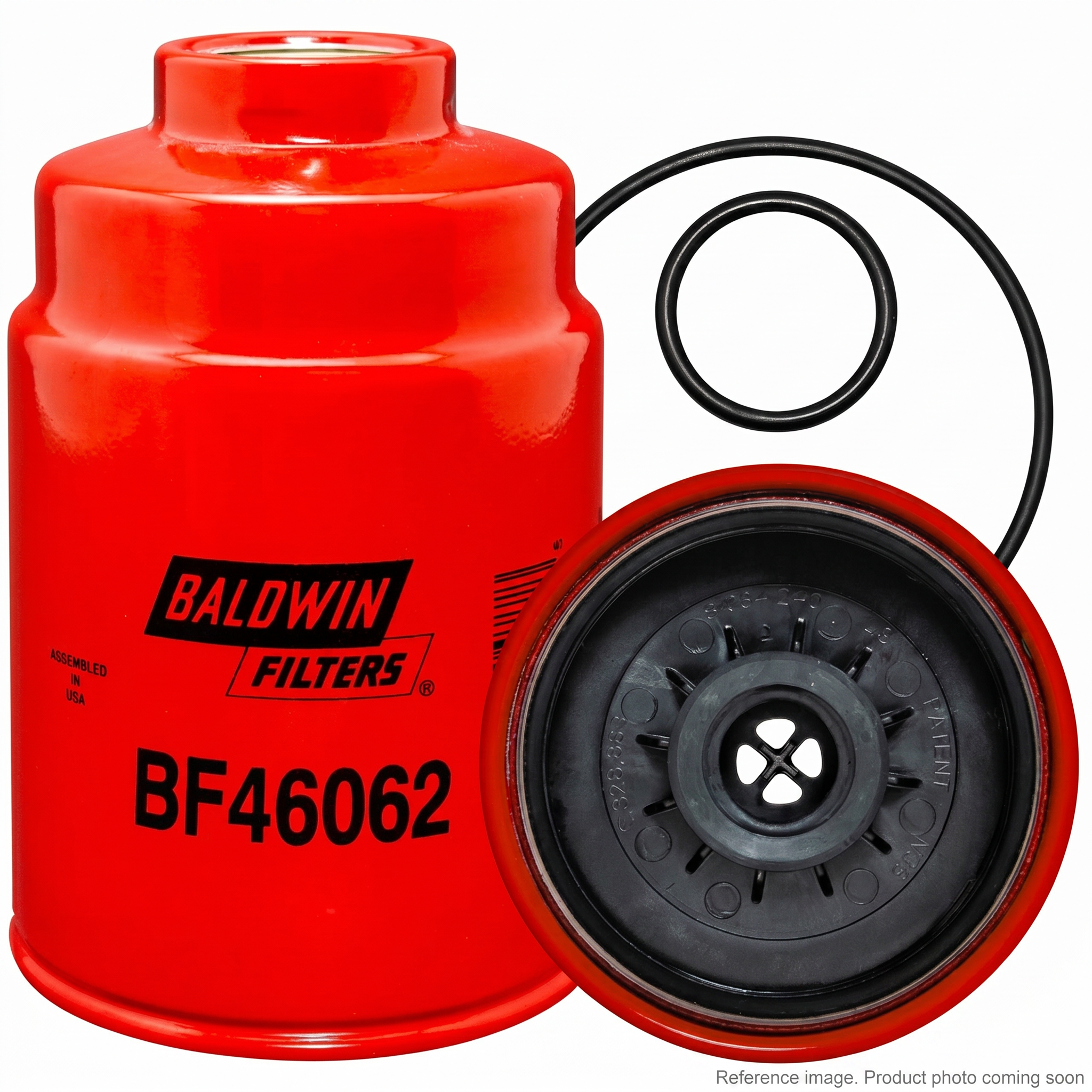 Baldwin Filters V8-406 Filters three-quarter angle product photo | stocked in BC, ships Canada-wide