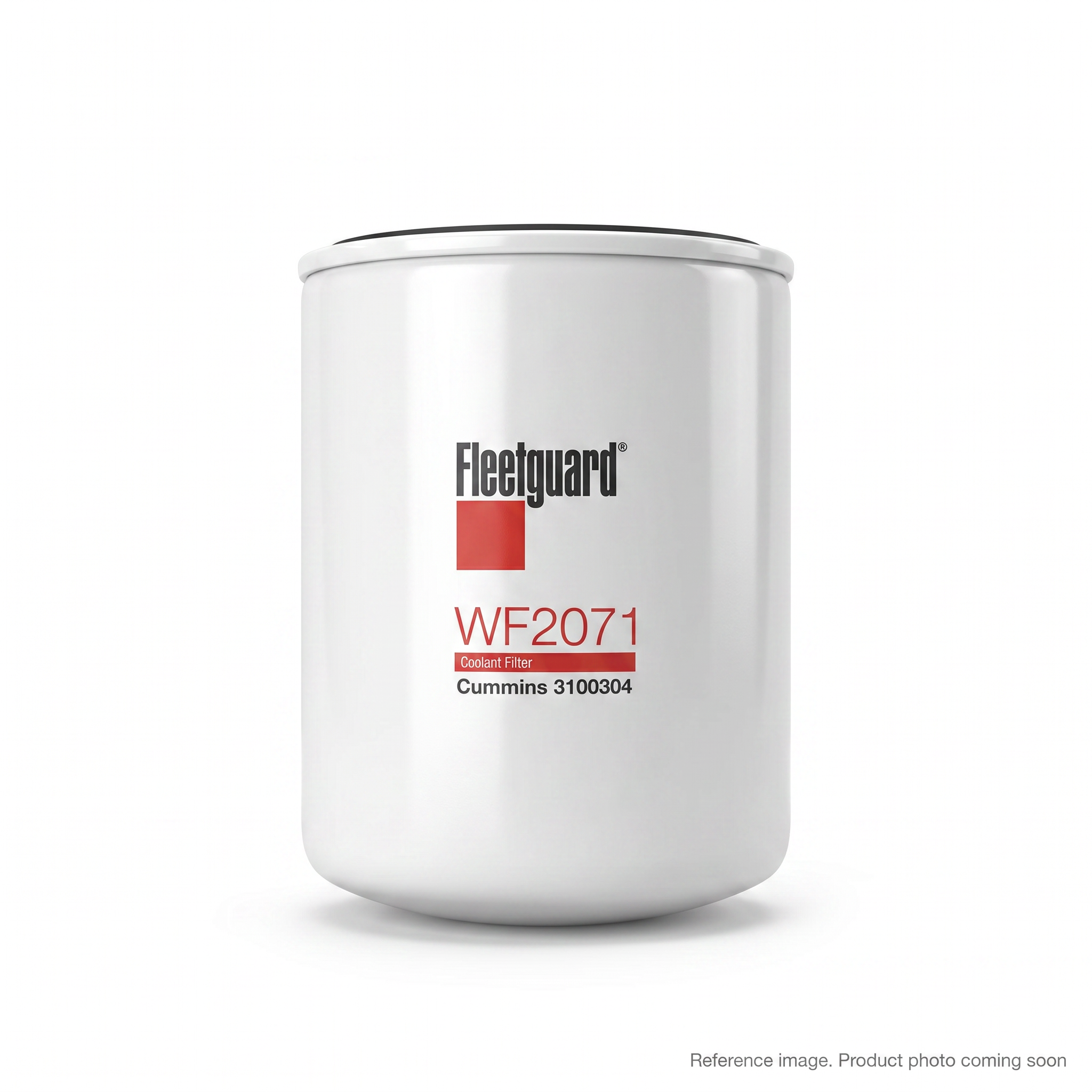Fleetguard WF2071 Coolant Filter alternate angle product photo | stocked in BC, ships Canada-wide