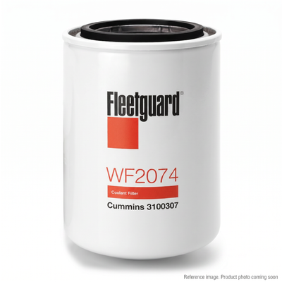 Fleetguard WF2074 Coolant Filter front product photo | stocked in BC, ships Canada-wide