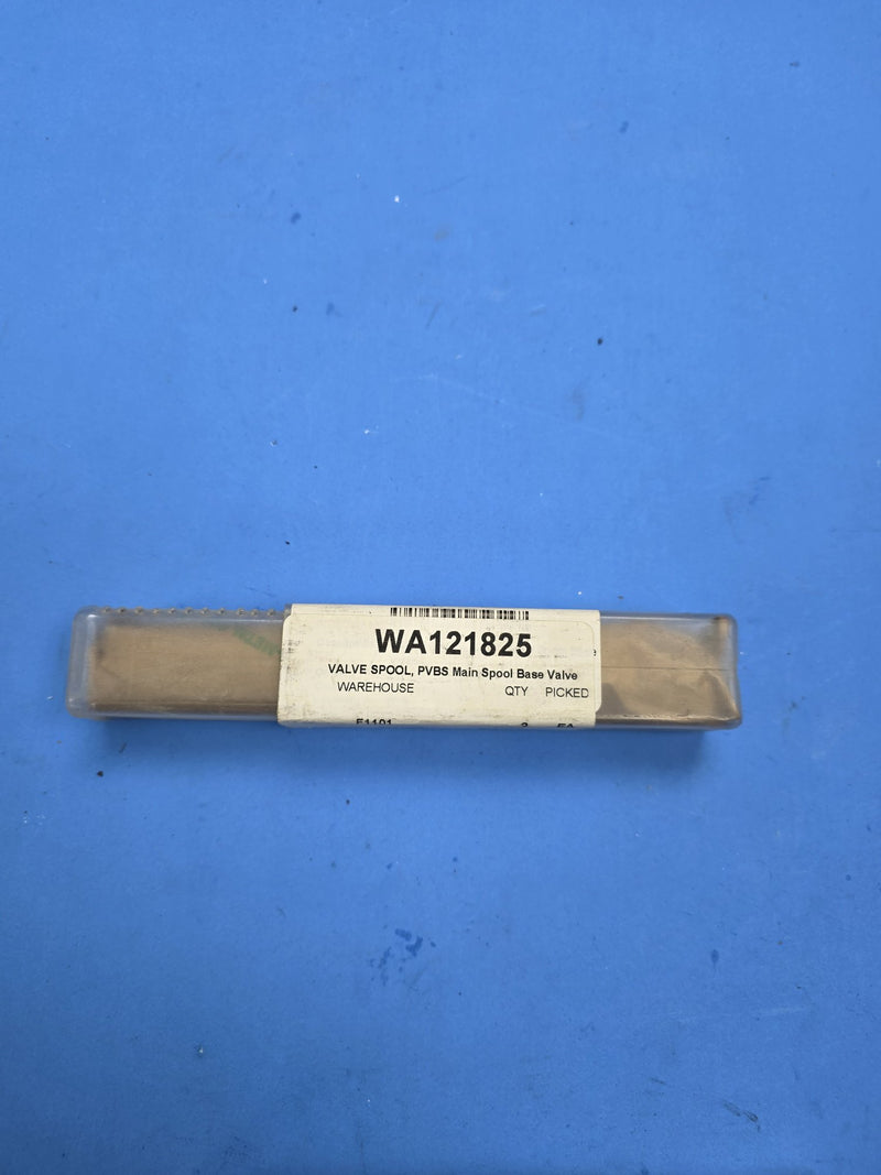 Waratah WA121825 PVBS main spool base valve spool in its tube on the Prince George BC shelf