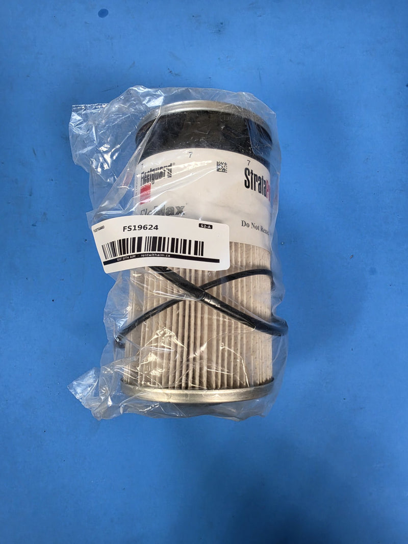 Genuine Fleetguard FS19624 StrataPore EleMax fuel water separator cartridge marked Do Not Reuse