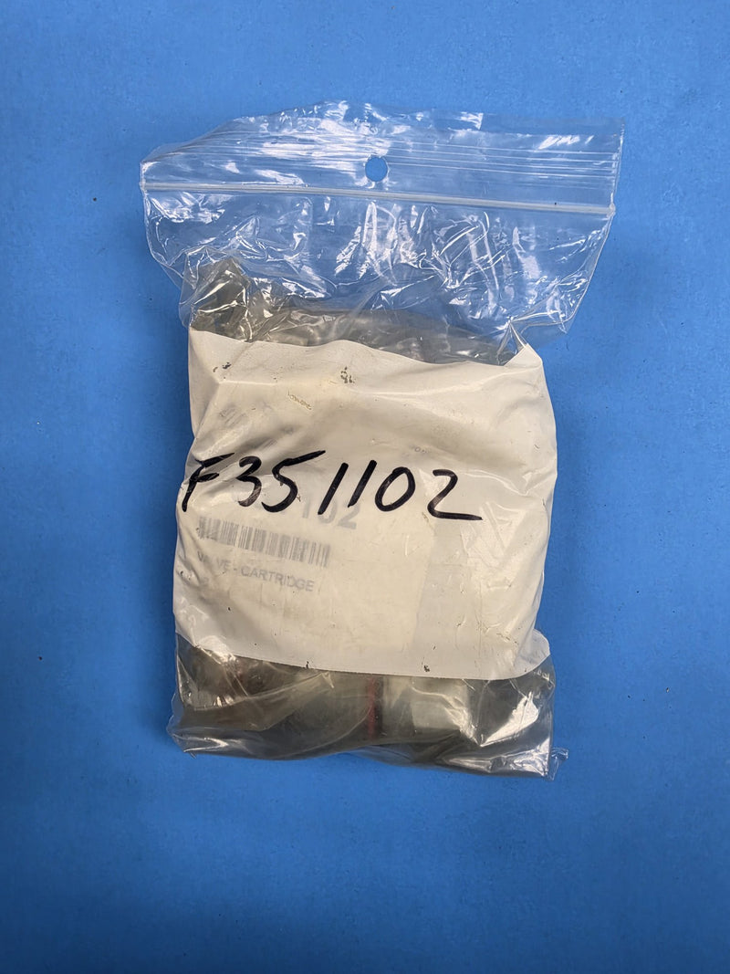 Bag marked F351102 VALVE CARTRIDGE at AIM Rentals Prince George