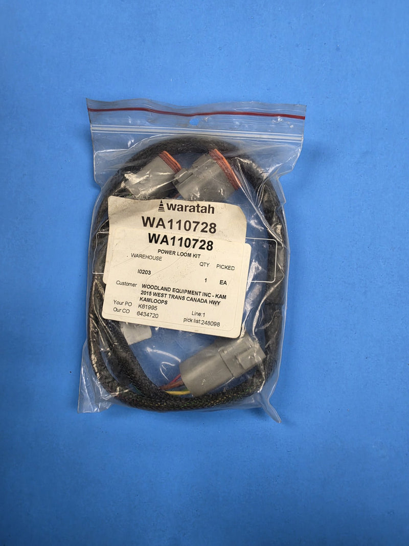 Braided Waratah power loom kit WA110728 with Deutsch connectors at AIM Rentals Prince George