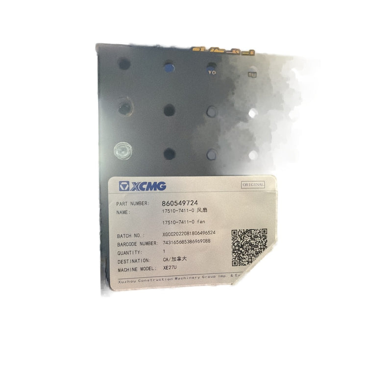 860549724 XCMG Engine Cooling Fan