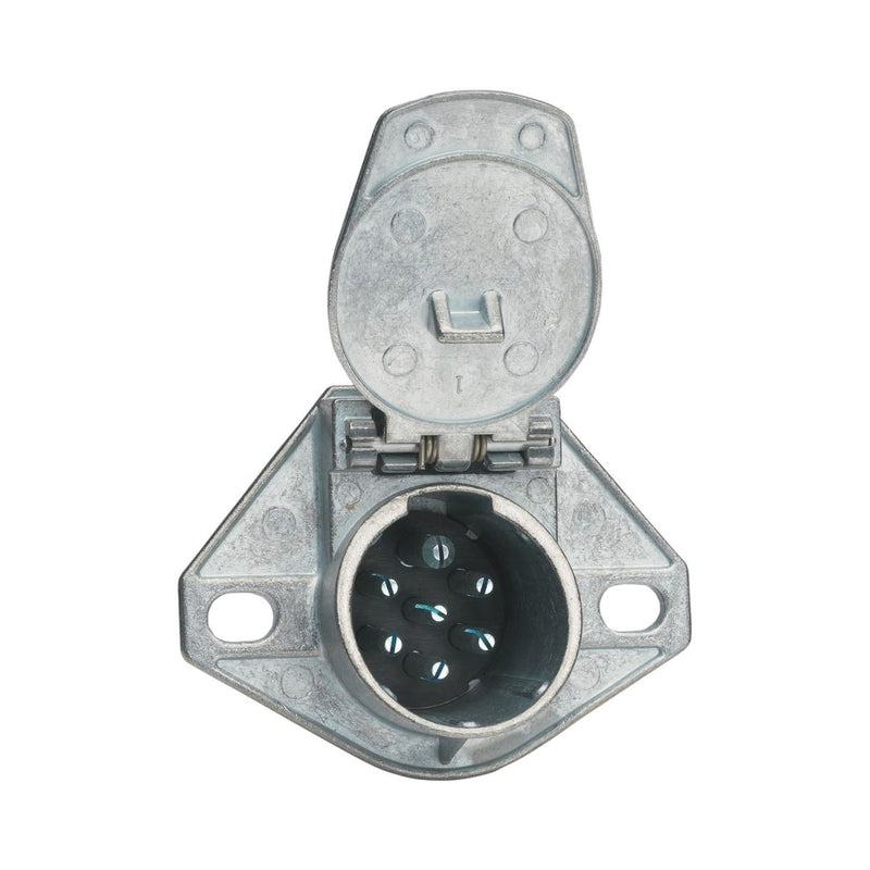 Genuine Phillips Industries 15-720 7-way SAE J560 trailer socket receptacle for heavy-duty trucks