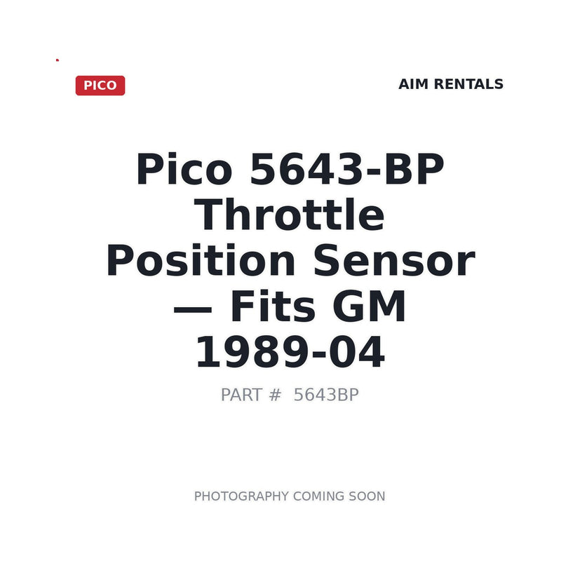 Pico 5643BP GM 3-wire throttle position sensor Metri-Pack 150 service repair pigtail