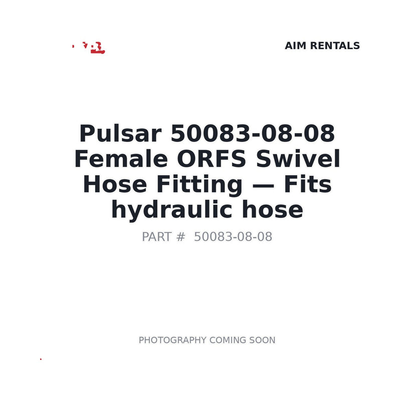 OEM-spec 50083-08-08 ORFS female swivel hydraulic hose fitting 1/2 inch carbon steel
