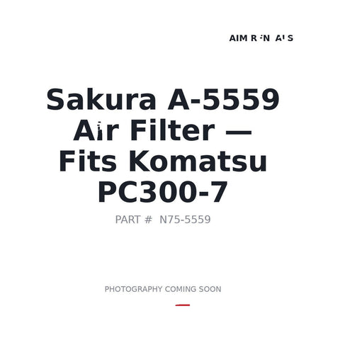 Sakura A-5559 secondary air filter N75-5559 for Komatsu PC300-7 WA470-6 Caterpillar 322C 330B