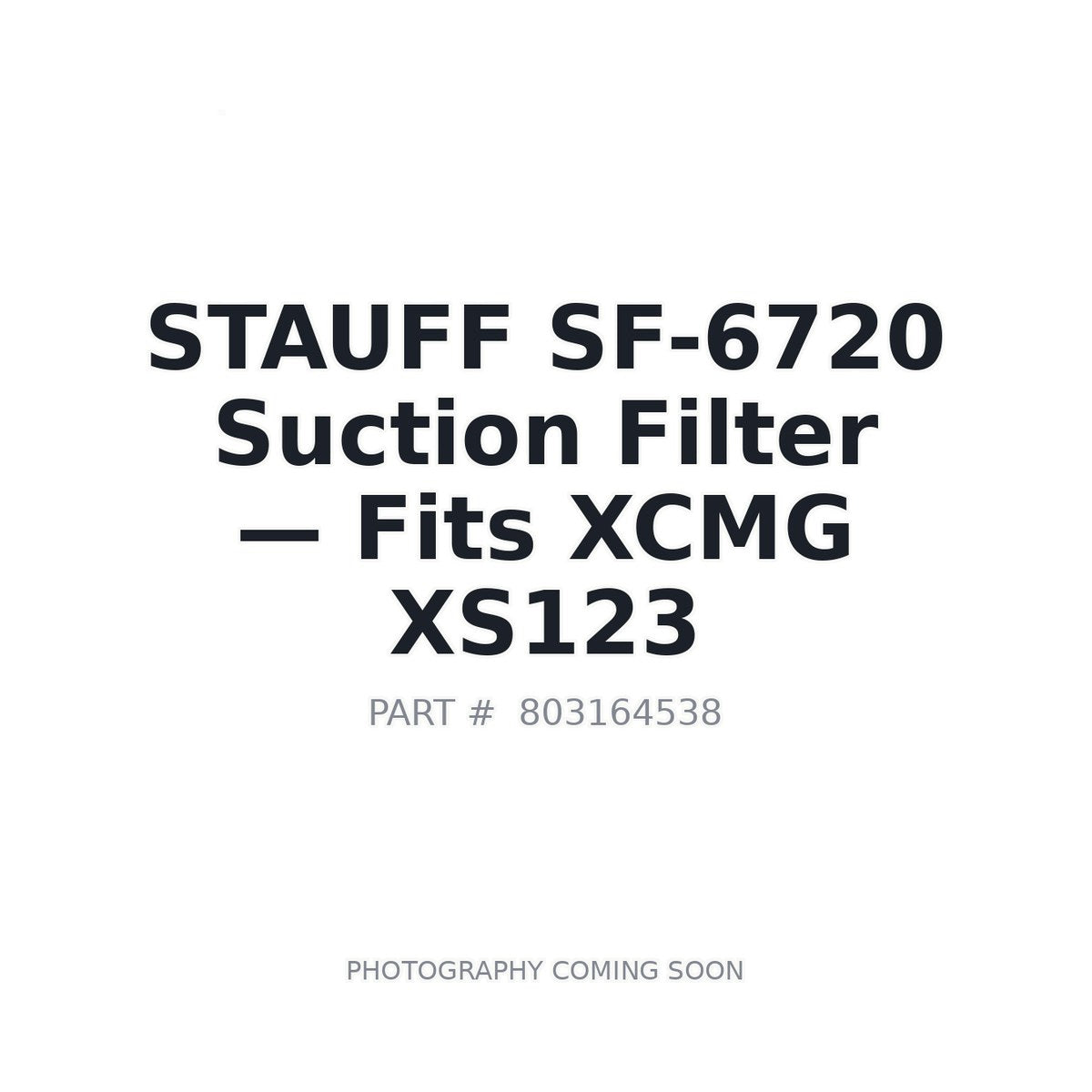 SF-6720 SF-6720 Filters