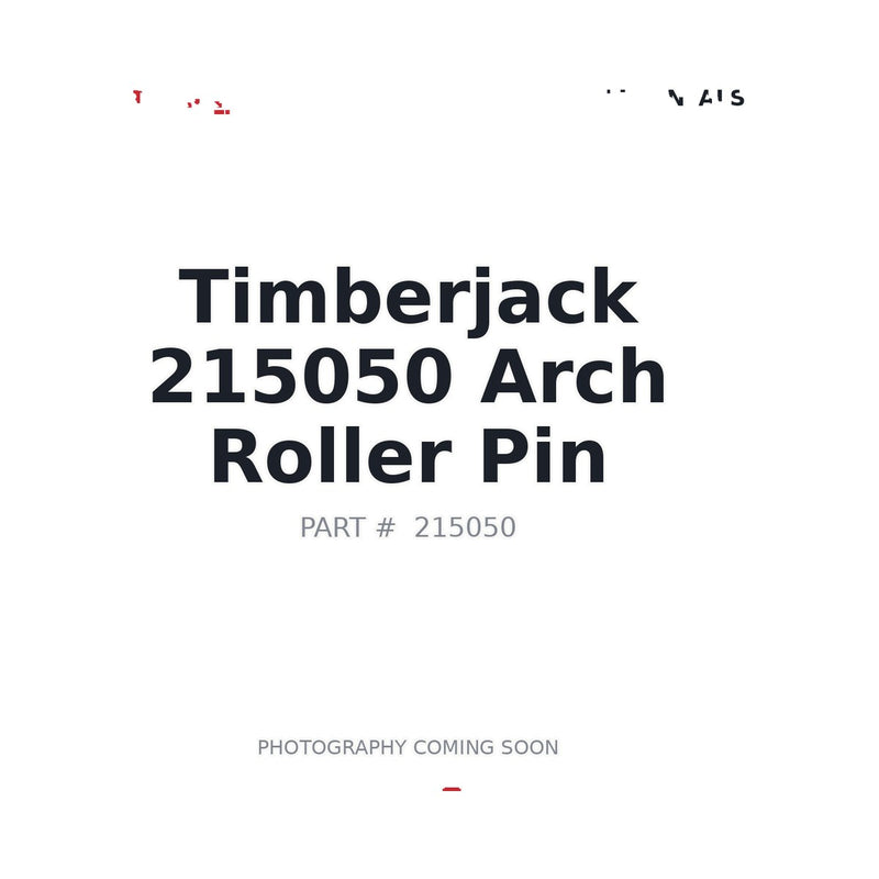 Timberjack 215050 Arch Roller Pin 14-3/16x2 for skidder forestry equipment