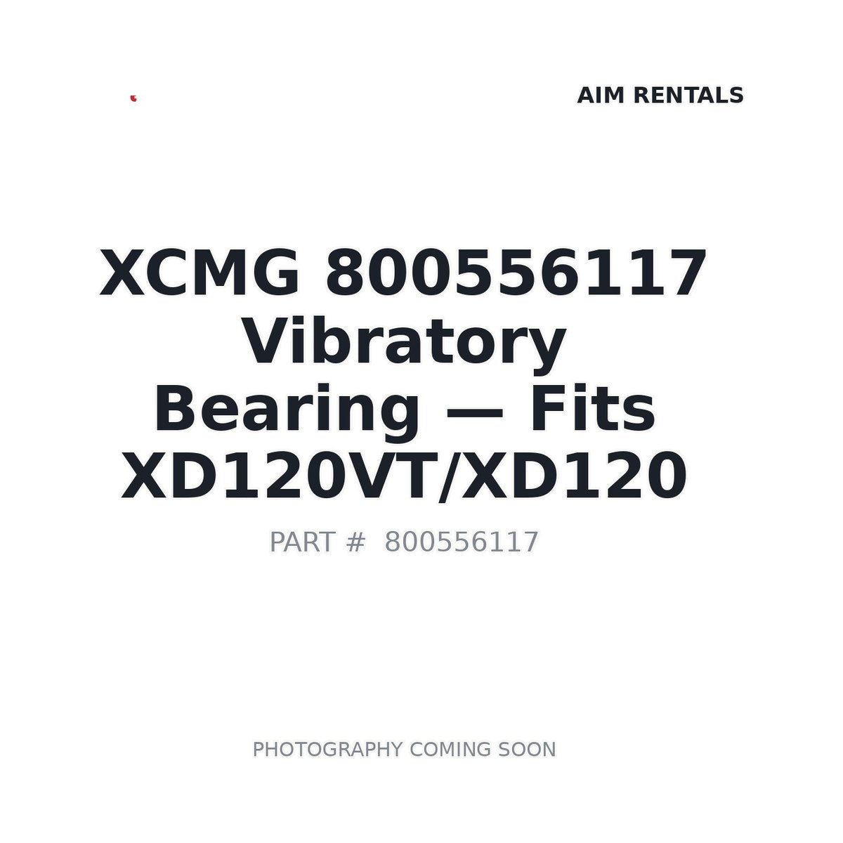 800556117 XCMG Bearings