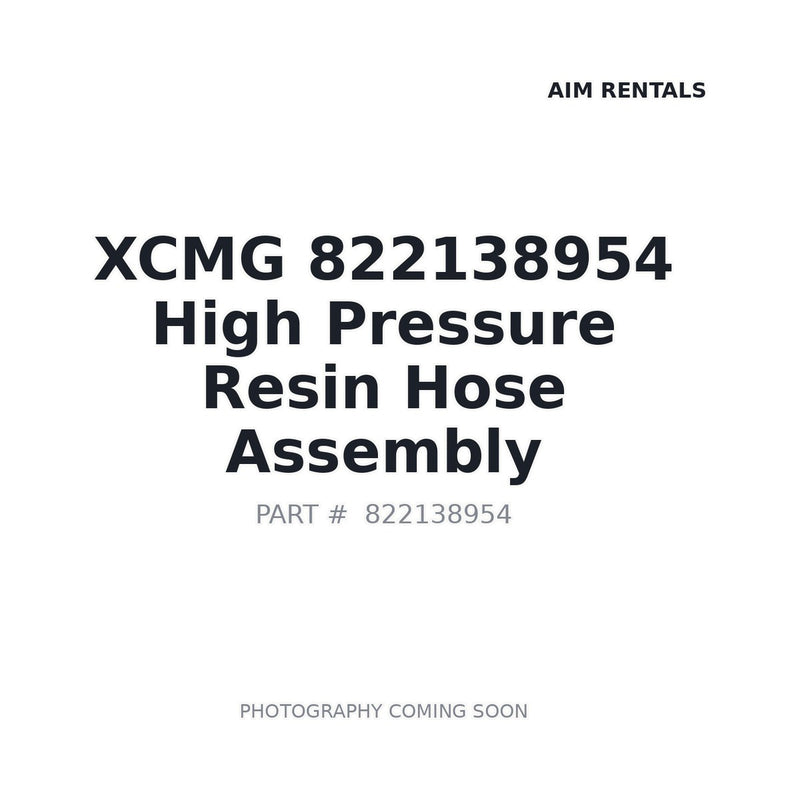 822138954 XCMG Hose