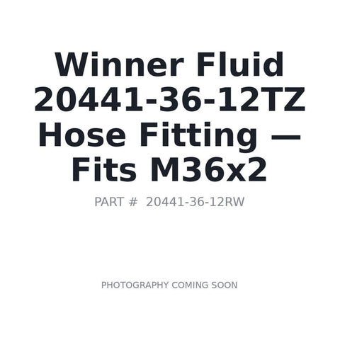 OEM-spec 20441-36-12RW 45 degree metric female 24 cone hose fitting M36x2