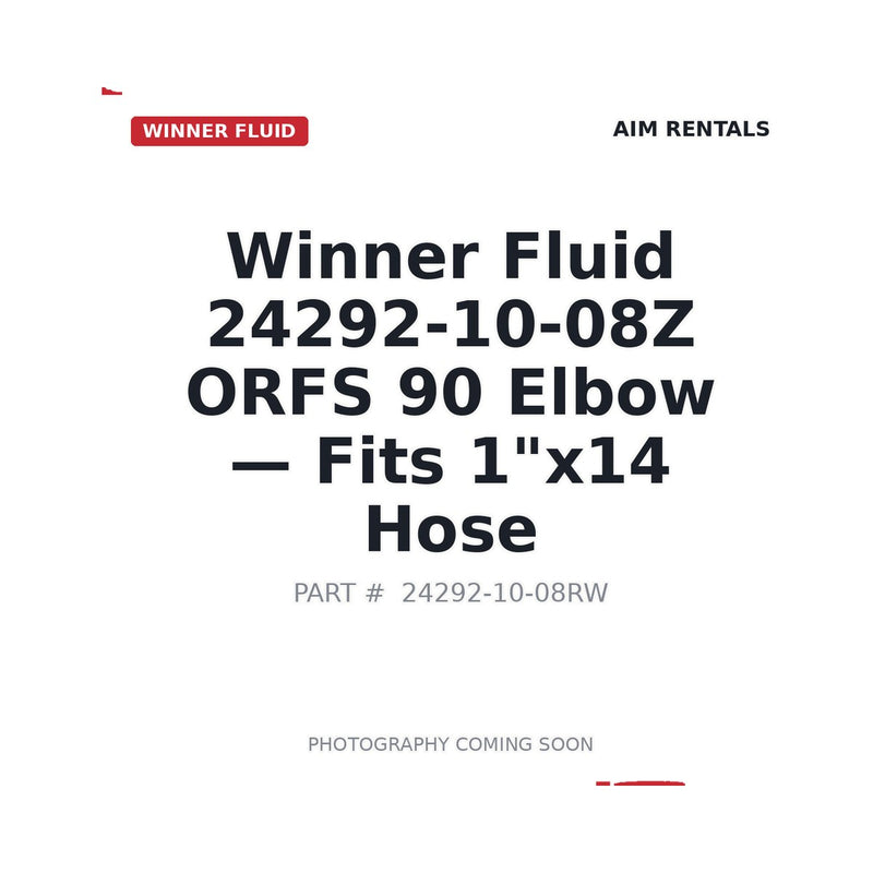OEM-spec 24292-10-08RW 90 degree ORFS female swivel spiral hose fitting 13/16-16 UNF