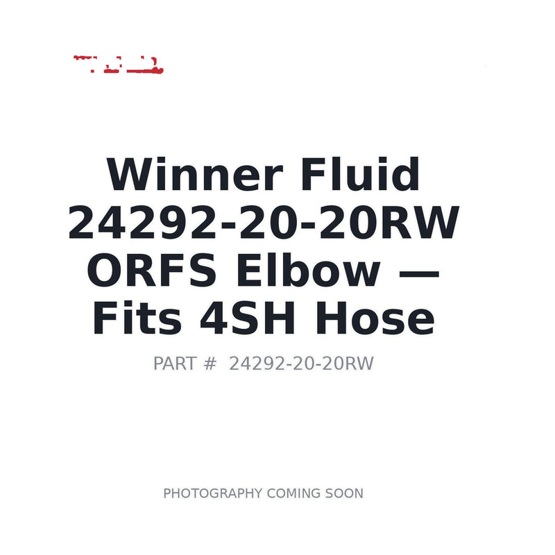 OEM-spec 24292-20-20RW 90 degree ORFS female swivel spiral hose fitting 1-11/16-12 UNF