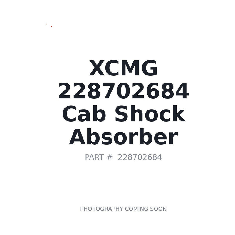 Genuine XCMG 228702684 cab shock absorber for XS122 XS143J XS202 road roller