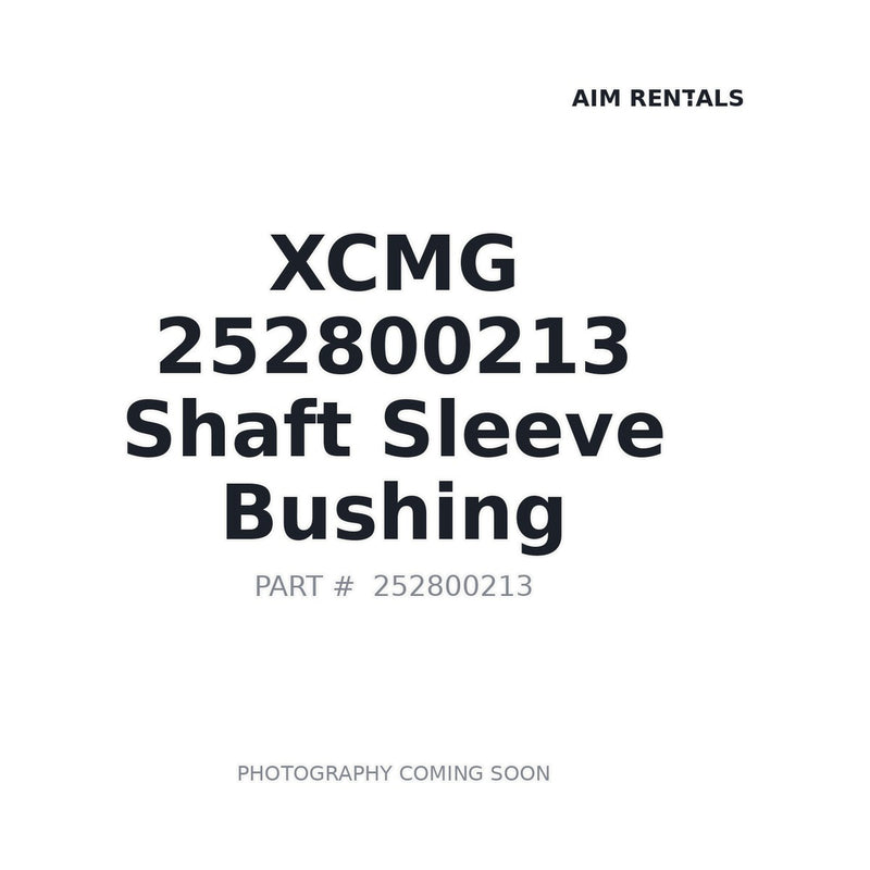 Genuine XCMG 252800213 shaft sleeve for 400K-8 wheel loader