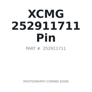 XCMG 252911711 Pin | Only 2 Left BC