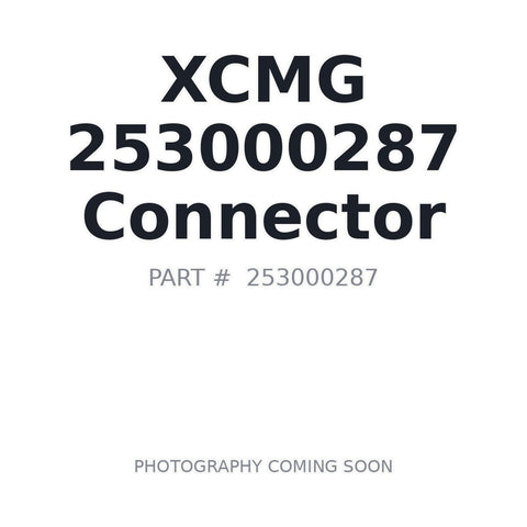 253000287 XCMG Connector