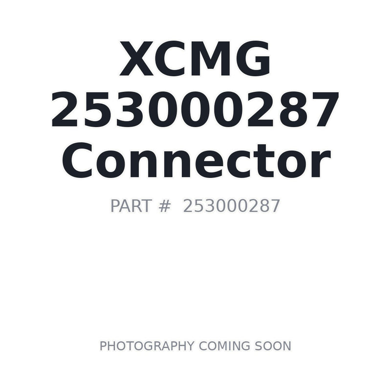 253000287 XCMG Connector