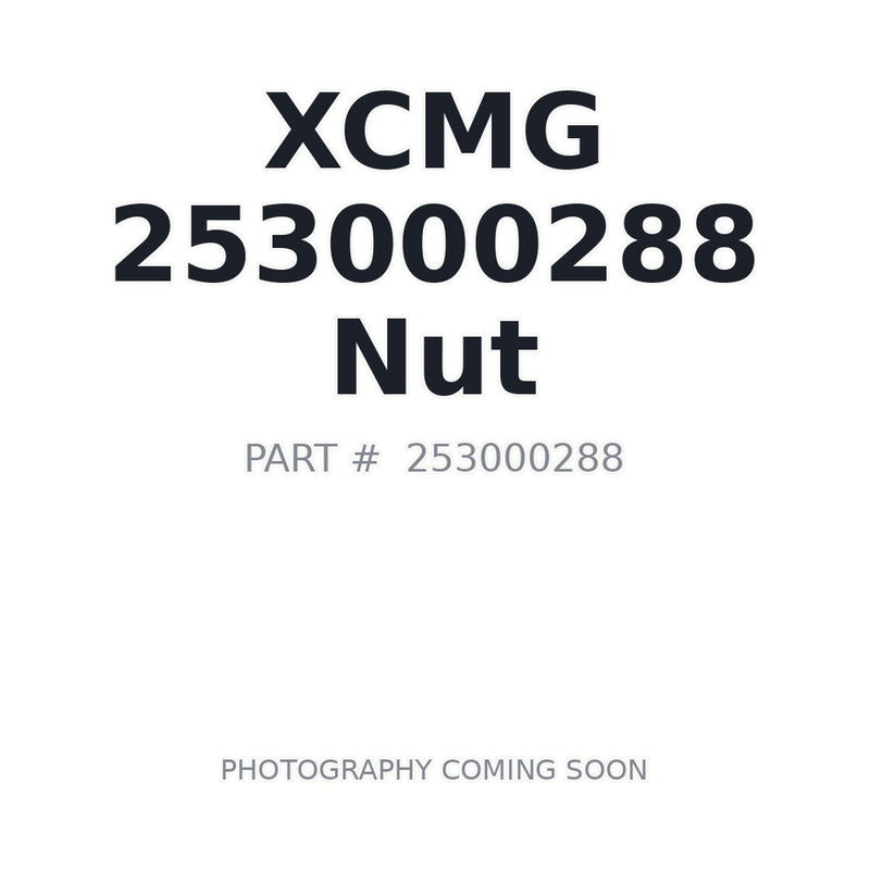 253000288 XCMG Nut
