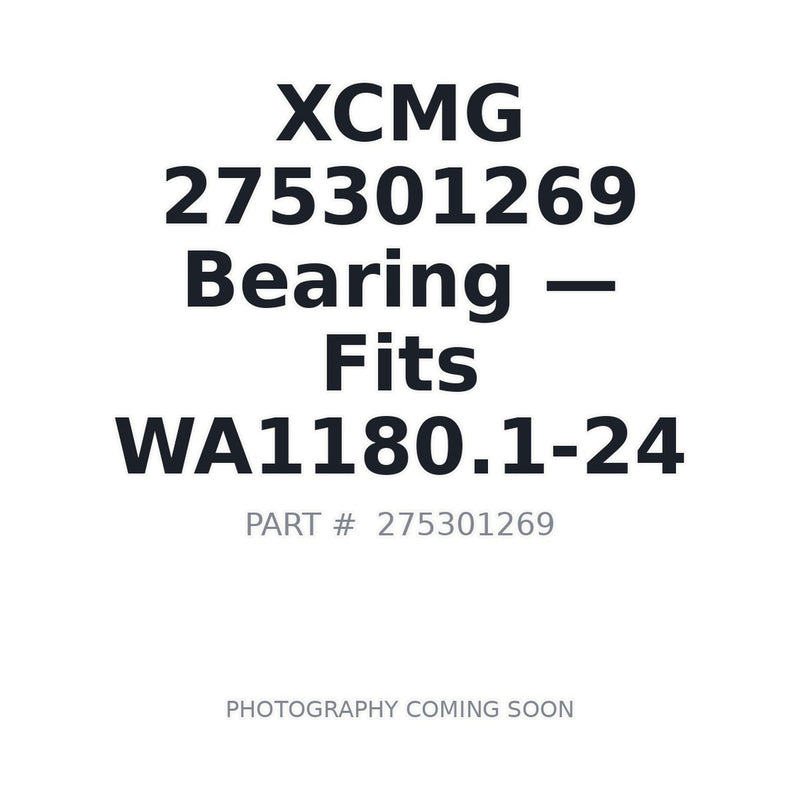 275301269 XCMG Bearings . Fits WA1180.1-24