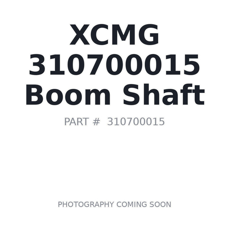 310700015 XCMG Boom Shaft