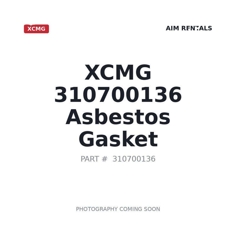 Genuine XCMG 310700136 Gasket for XE210CIII XE210U excavators