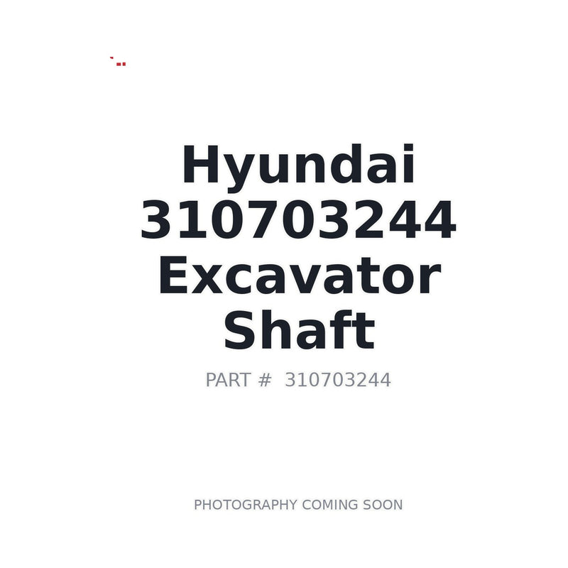 XCMG 310703244 Excavator Shaft OEM part
