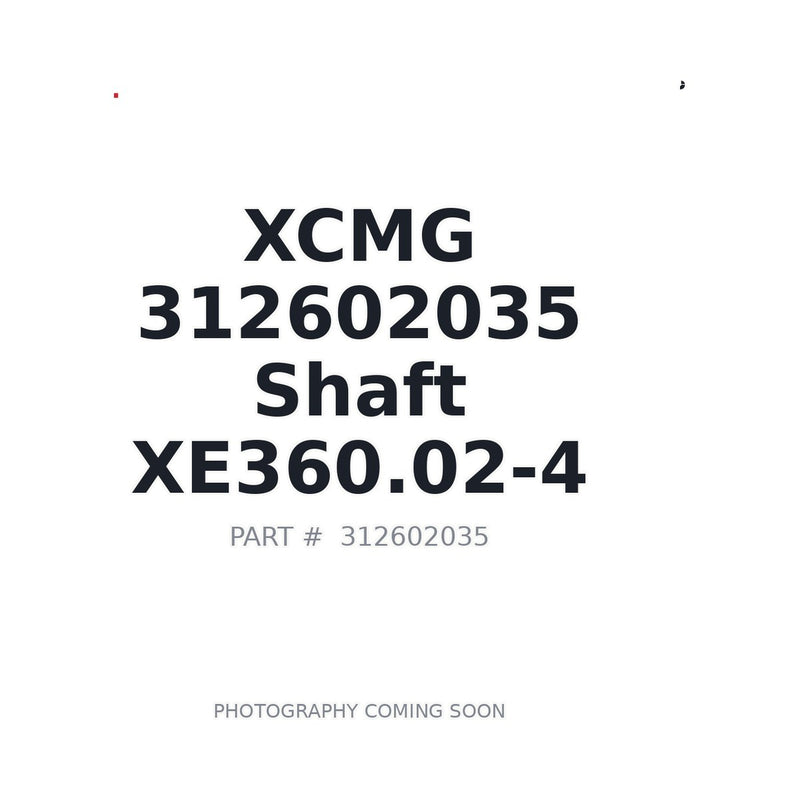 312602035 XCMG Shaft XE360.02-4