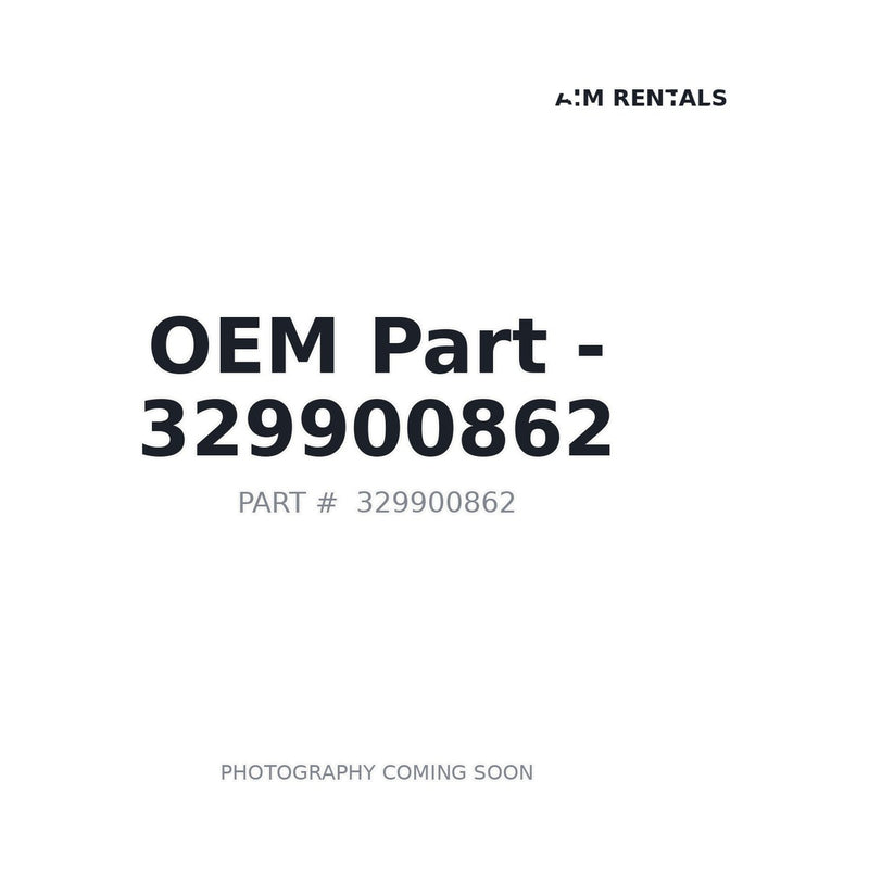 Genuine XCMG 329900862 OEM Part for XCMG Excavators