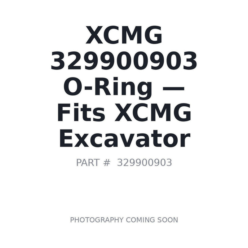 Genuine XCMG 329900903 O-Rings for XCMG Excavator