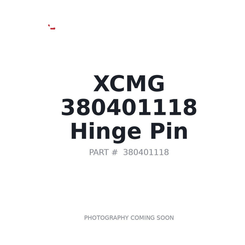 XCMG 380401118 Hinge Pin for GR2205T Motor Grader Working Device